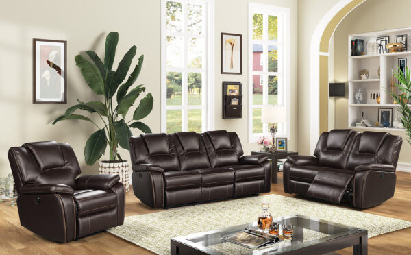 3-Piece Power Recliner Living Room Set Sfmg8087S | Sandy's Furniture inside Beyond the Basics Understanding the Features of a Charter Leather 3 Piece Set