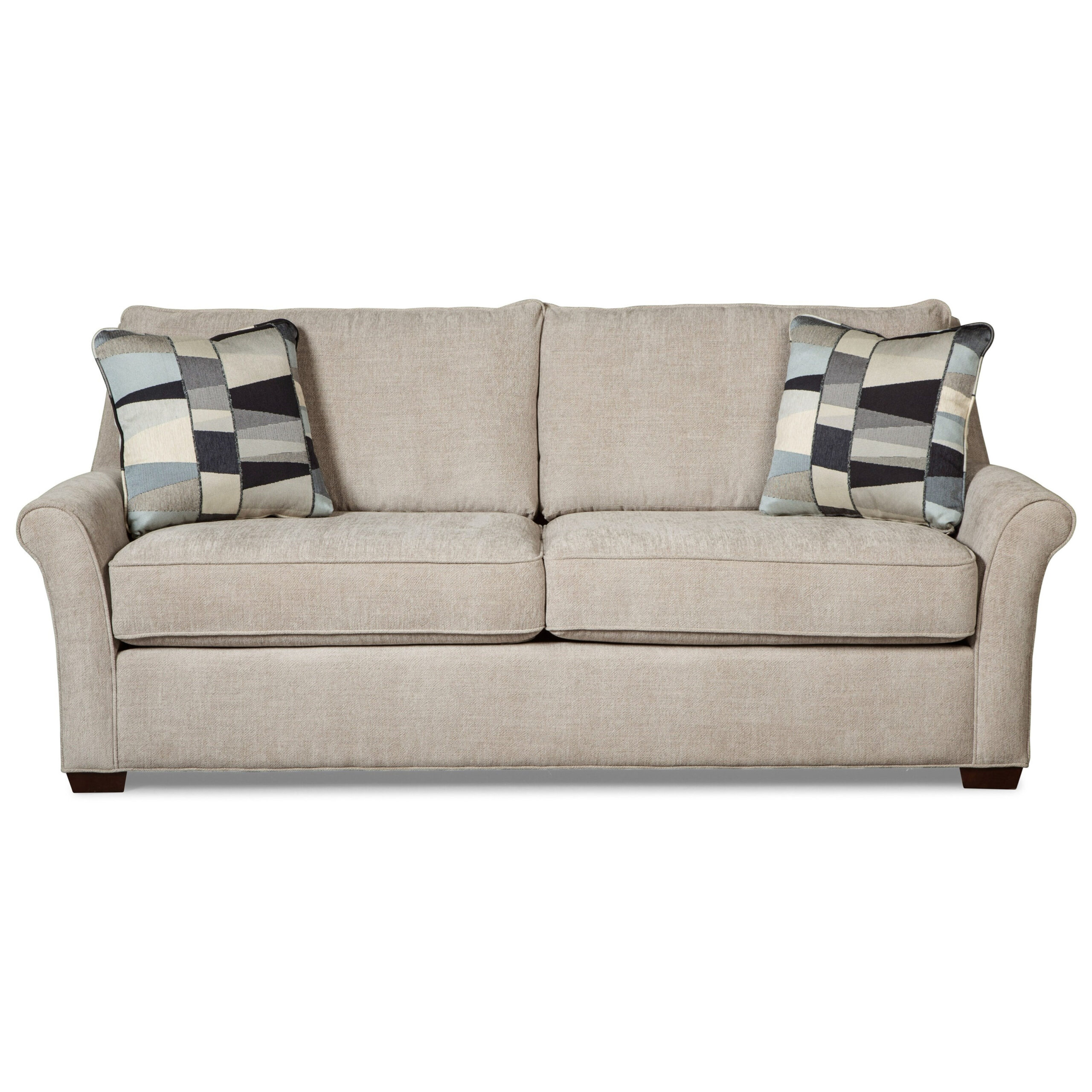 Craftmaster 7686 Transitional Queen Sleeper Sofa With Memory Foam ... for Monterey Beach Beige Fabric 3 Piece 86" Queen Memory Foam Sleeper Sofa Bed Loveseat & Oversized Arm Chair Set