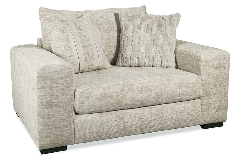 Galactic Parchment 2 Piece Sofa & Oversized Chair Set - Georgia ... inside Santo Foam Beige Performance Fabric Microfiber 102" Fabric Queen Sleeper/Loveseat/Oversized Chair Set