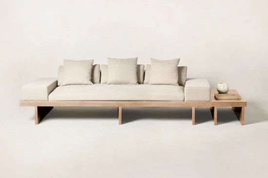 Japandi Sofa - Japandi Style Sectional Couches | Japandi Supply In 2024 ... throughout Japandi 93" Fabric Sofa/Loveseat Set
