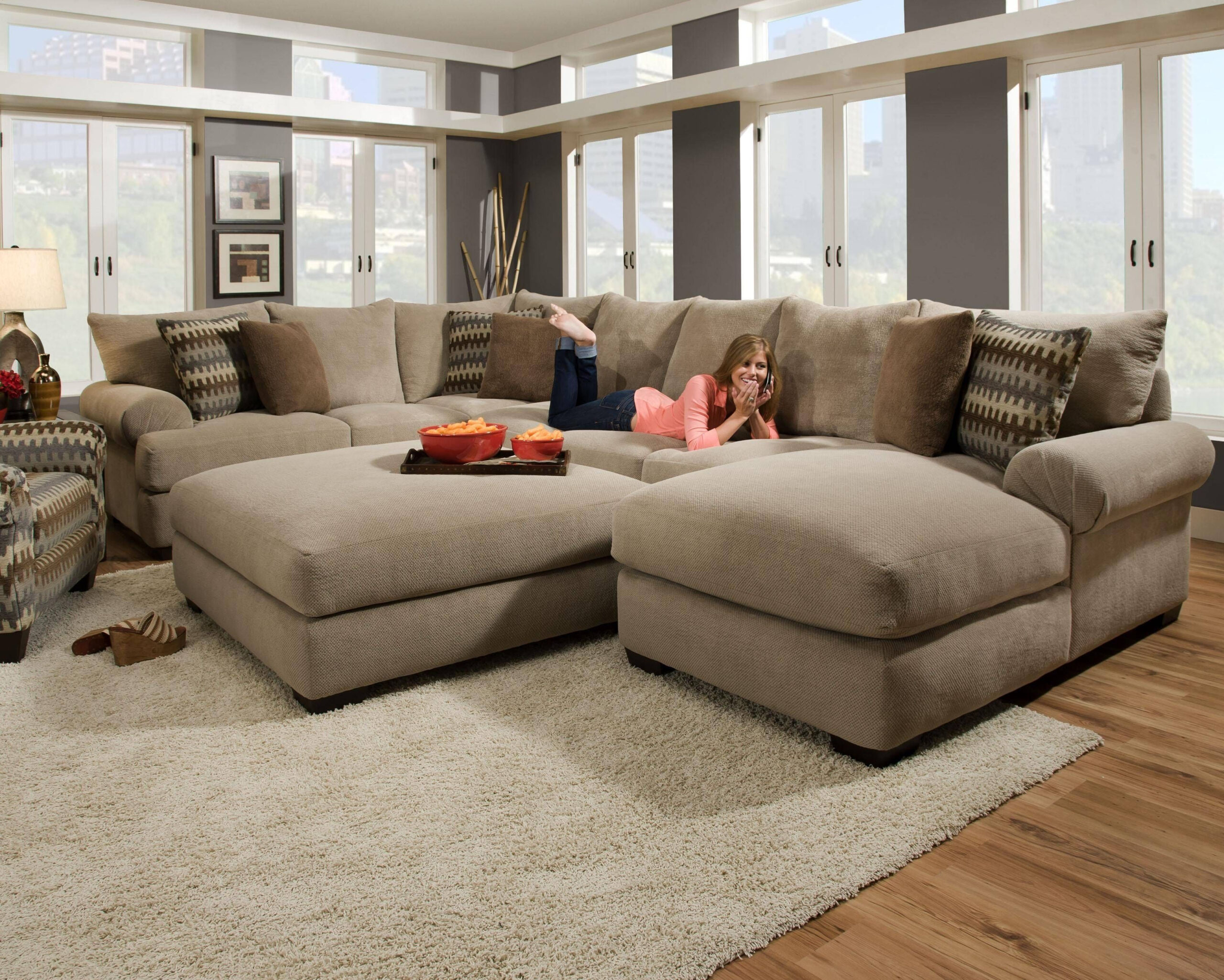 Sofa Set With Ottoman At Selina Baker Blog with Maximizing Space The Ottoman and Chair Integration with the Amallo Sofa Set