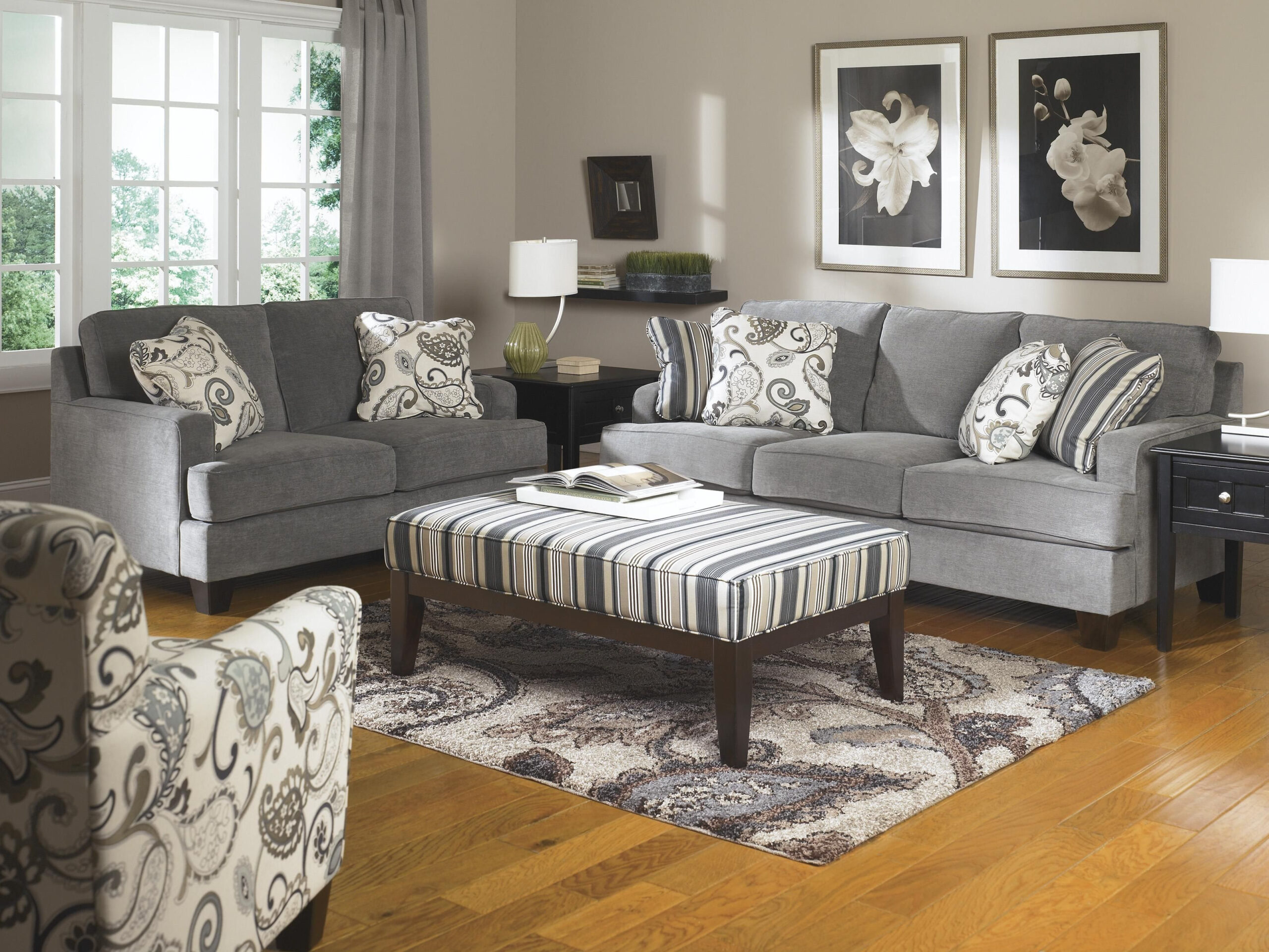 White And Grey Living Room Furniture Sets intended for Crafting Comfort Understanding the 4-Piece Living Room Set Design