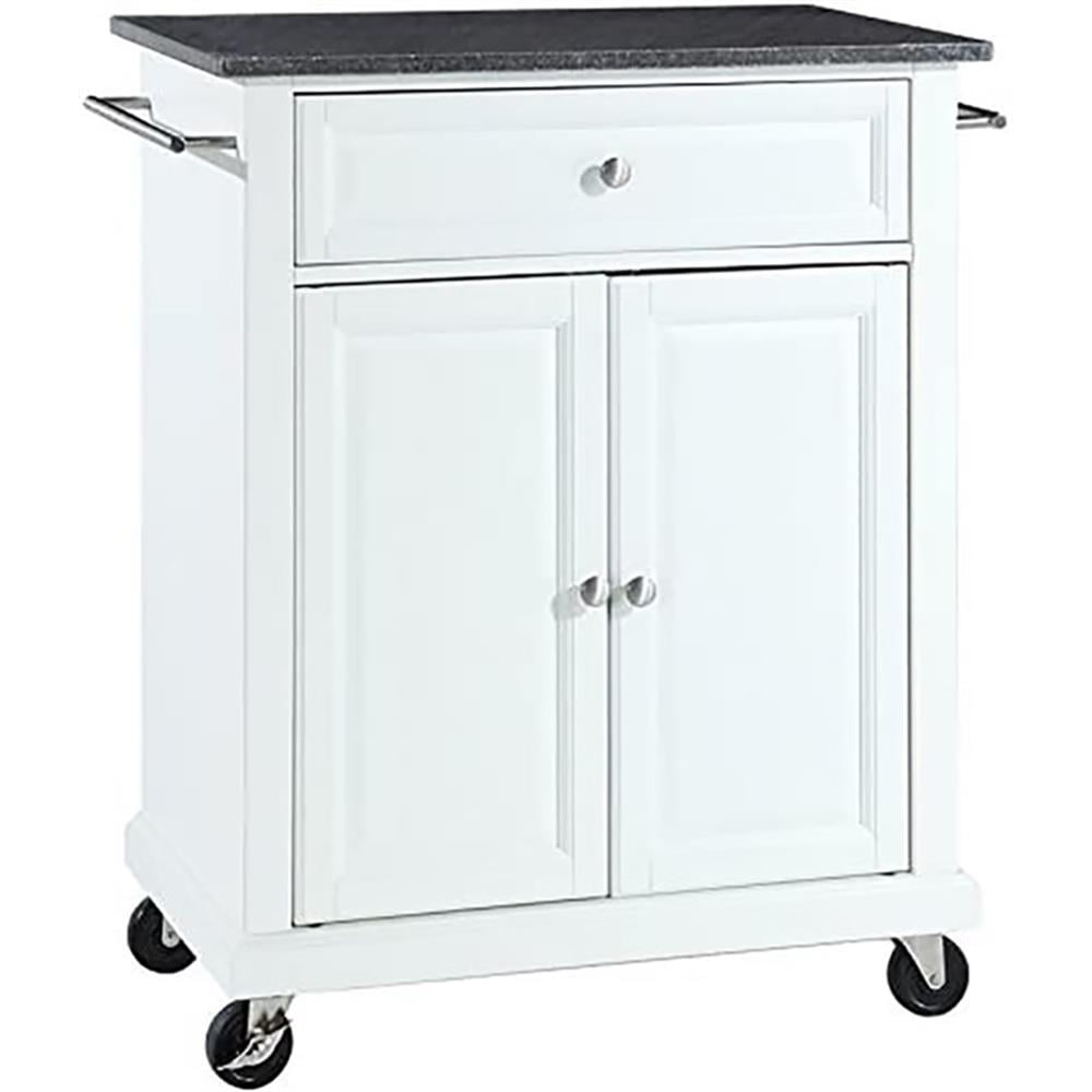 Bowery Hill Wooden Kitchen Island Cart With Drawer, Storage, And ... for Maintaining Your Bowery Hill Kitchen Cart for Long-Term Beauty