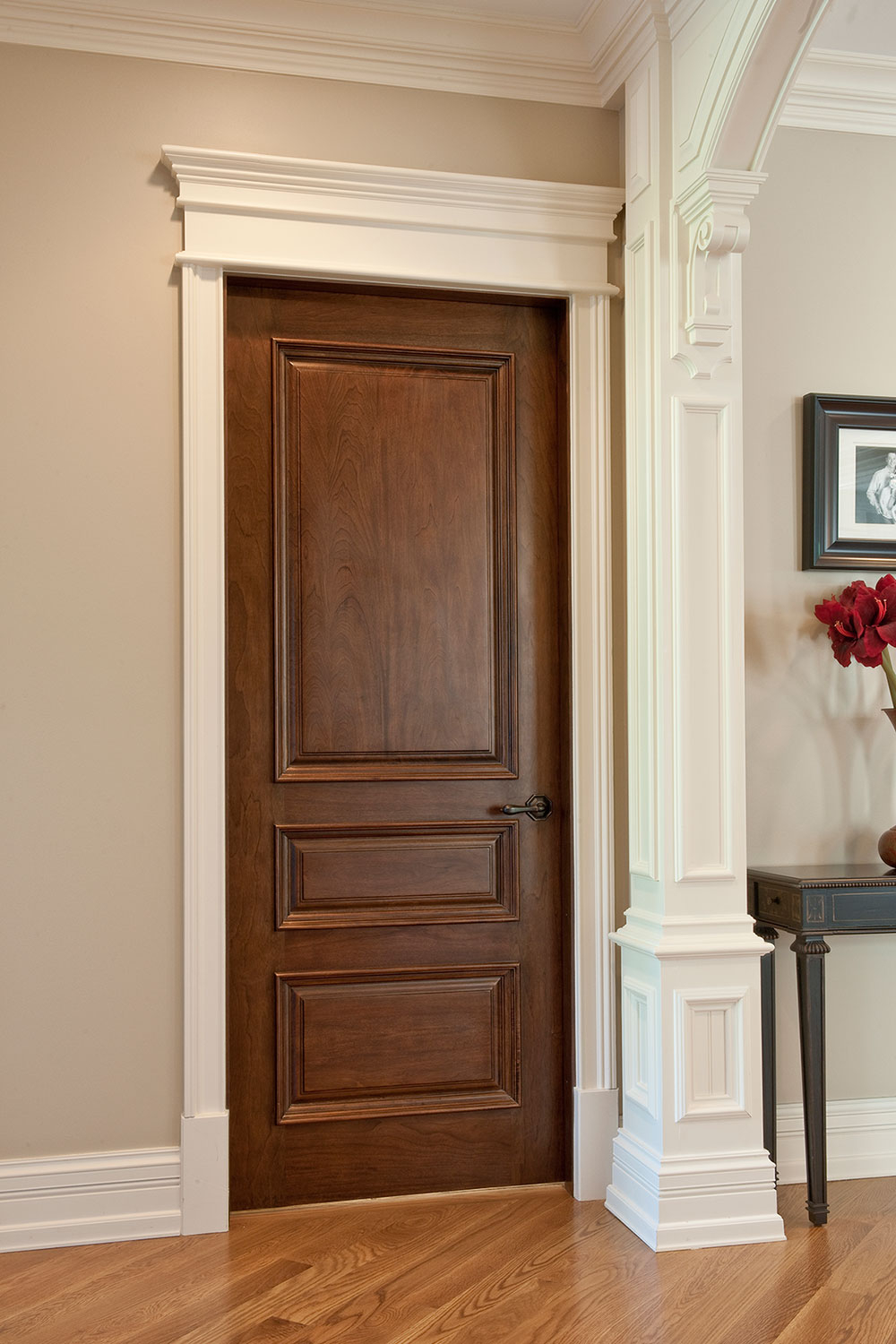 Dbi-611_Mahogany-Walnut | Classic Wood Entry Doors From Doors For ... with regard to Preserving the Beauty of Your Vintage Mahogany Kitchen Features
