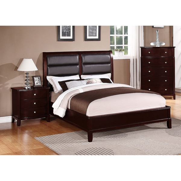 Kardish 3-Piece Queen-Size Bedroom Set - 14776118 - Overstock.com ... pertaining to Austen Black Queen Wood Panel 3 Piece Bedroom Set With 2 3-Drawer Nightstands With Storage