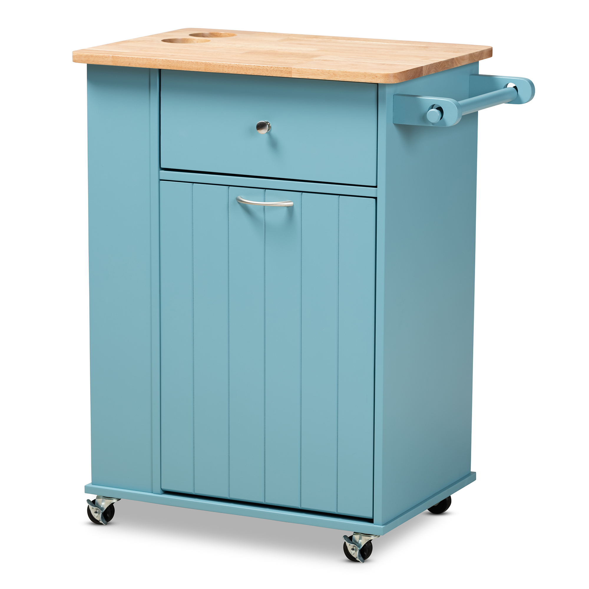 Kitchen Carts | Dining Room Furniture | Affordable Modern Furniture ... in Baxton Studio Dorthy Coastal And Farmhouse Twotone Dark Green And Natural