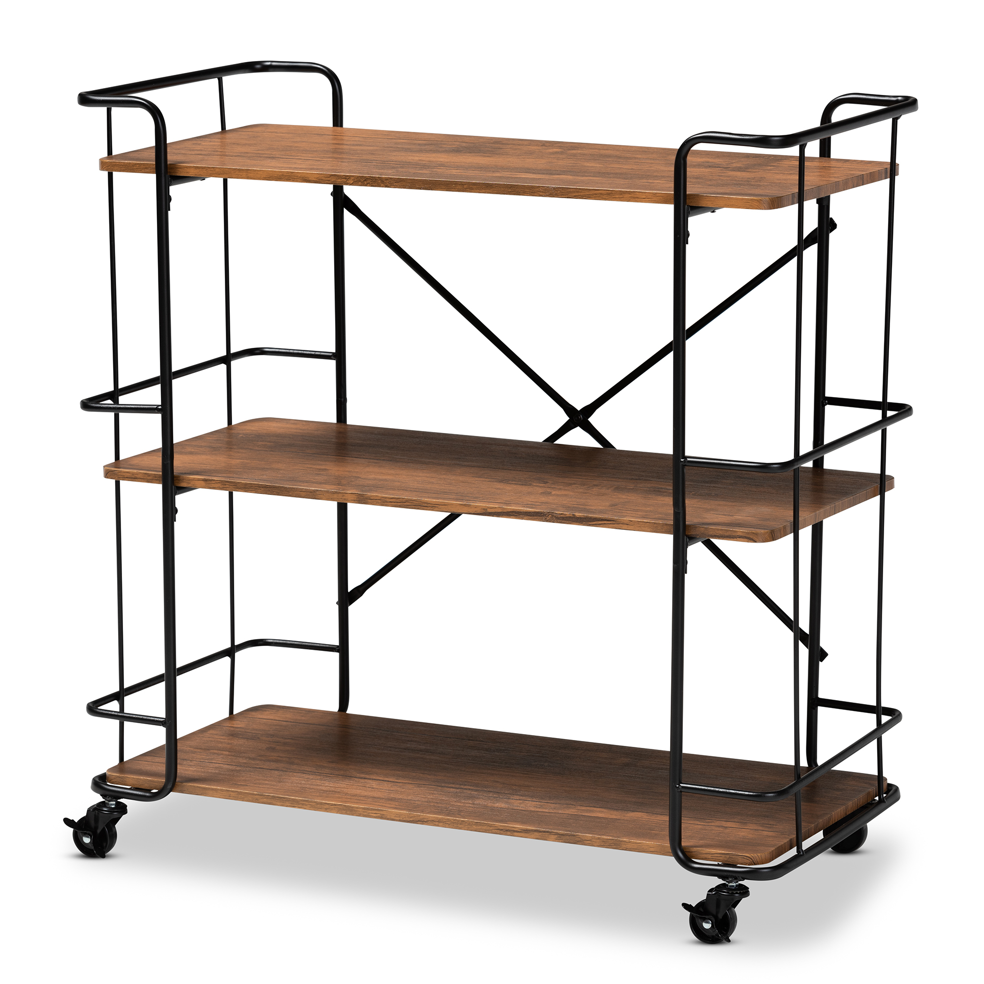 Kitchen Carts | Dining Room Furniture | Affordable Modern Furniture ... intended for Baxton Studio Dorthy Coastal And Farmhouse Twotone Dark Green And Natural