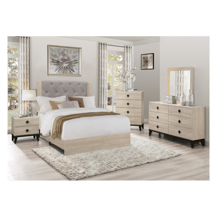 Latitude Run® Queen Platform 3 Piece Bedroom Set | Wayfair with regard to Creating Your Sanctuary How the Austen Black Queen Set Transforms Bedrooms