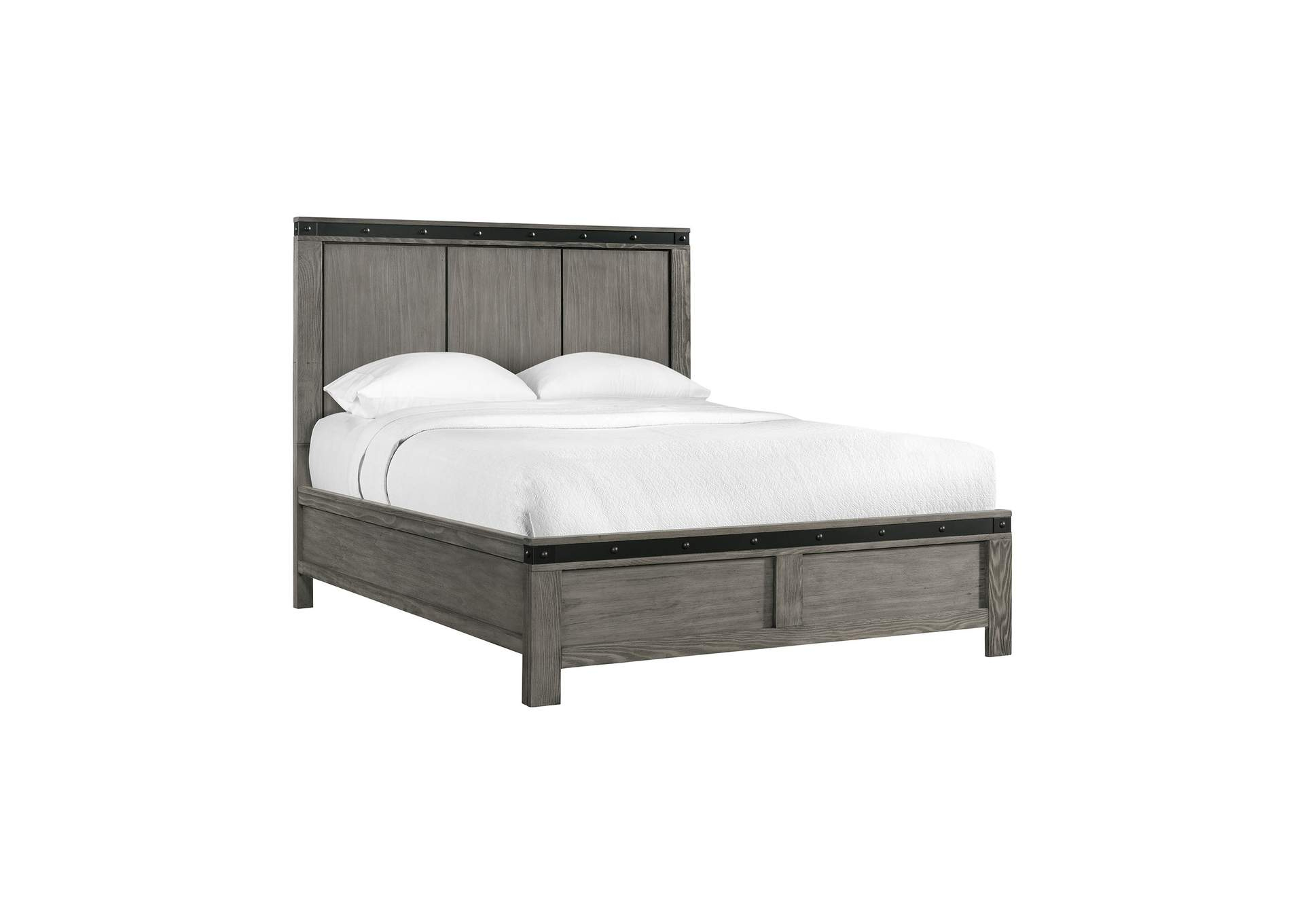 Wade Queen Panel 3 Piece Bedroom Set with Austen Black King Wood Panel 3 Piece Bedroom Set With 2 3-Drawer Nightstands With Storage