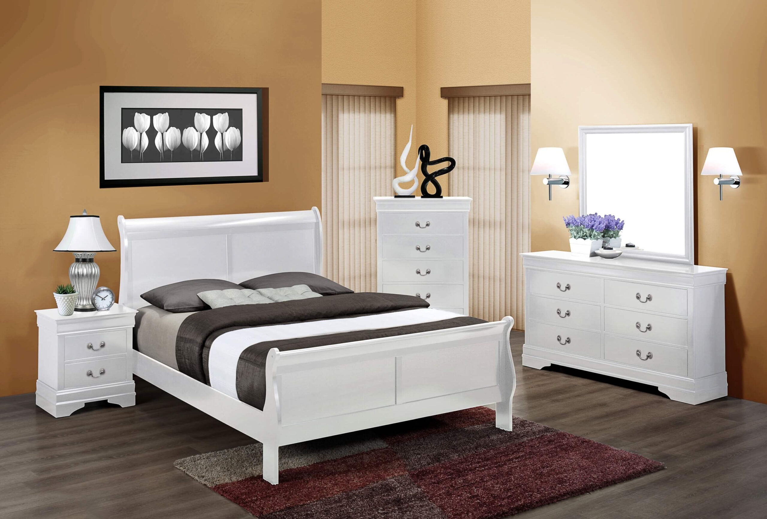 White Bedroom Set Avery White Modern Bedroom Set - Cheap Kitchen Knives for Dean Sand Bedroom Set Styling Ideas for Different Room Sizes