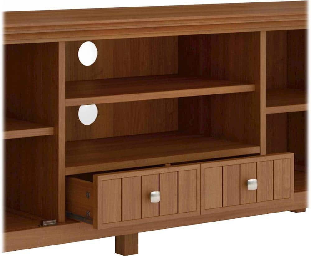 Customer Reviews: Simpli Home Acadian Solid Wood 60 Inch Wide ... for Beyond the Screen: How the Right TV Media Stand Enhances Your Viewing Experience