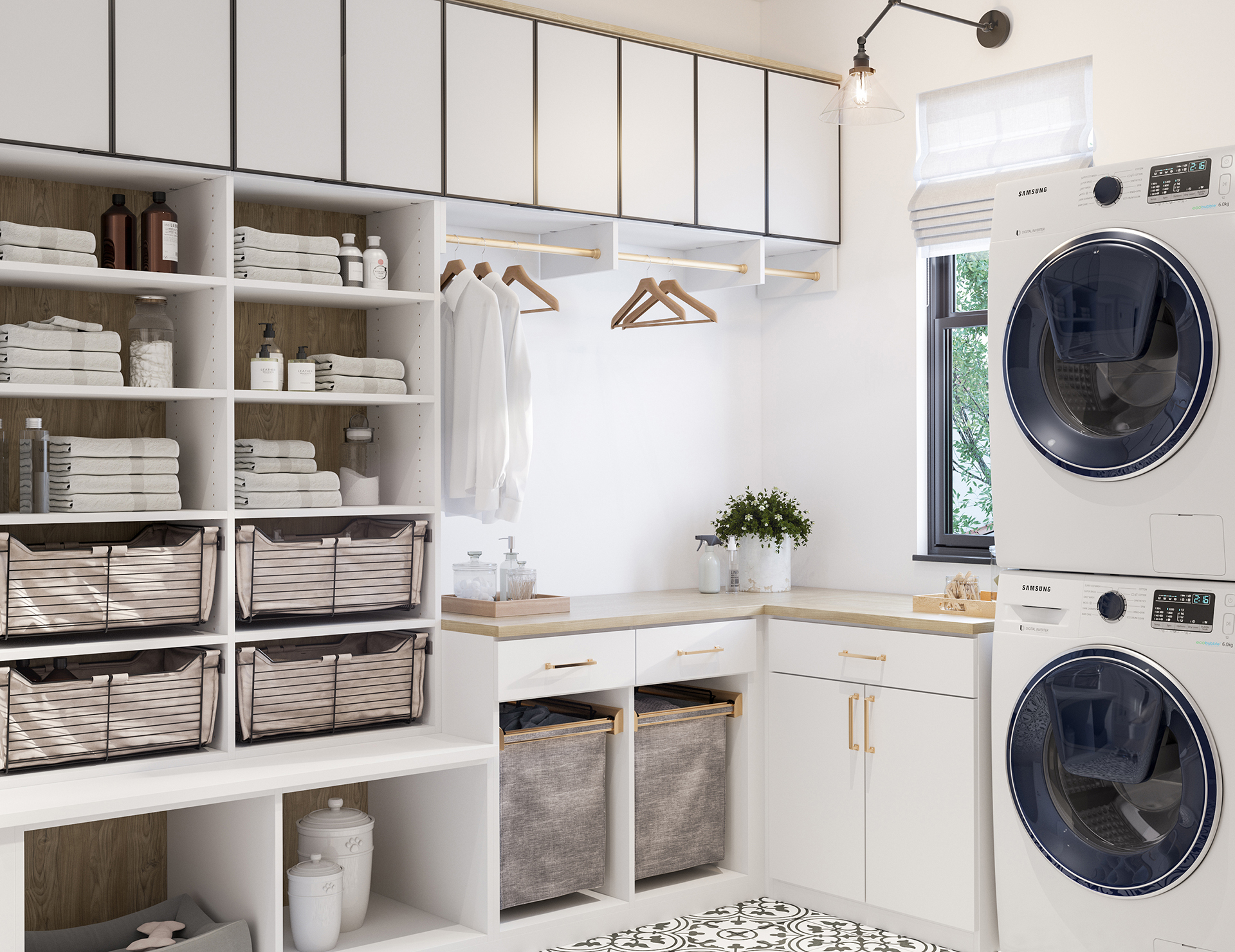 Laundry Room Cabinets & Storage Ideas | California Closets intended for