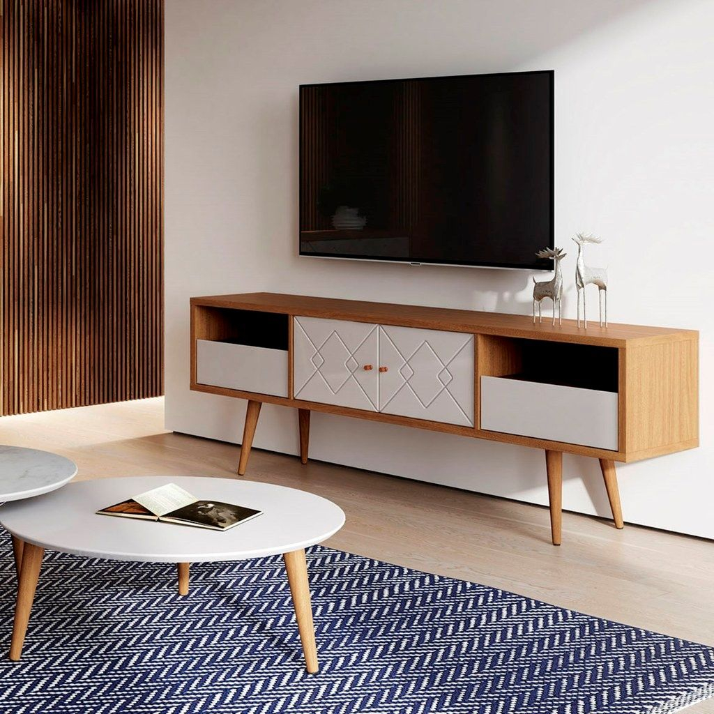 Manhattan Comfort 220952 - Trinity 70.86" Mid- Century Modern Tv Stand ... pertaining to
