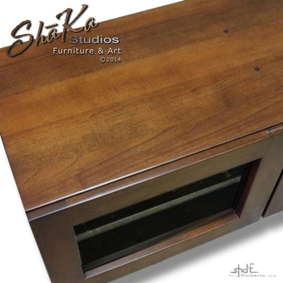 Hand Crafted Montrose Media Console | Mid-Century Modern Inspired Media ... pertaining to