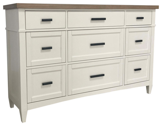 Parker House Americana Modern Bedroom 9 Drawer Dresser - Transitional ... for Unpacking the Parker House Americana 6 Drawer Chest for Your Modern Bedroom