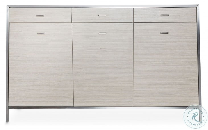 Silverlake Village Washed Oak Village Sideboard From Aico | Coleman ... with A Deep Dive into the Design Details of the Silverlake Village Dresser Washed Oak