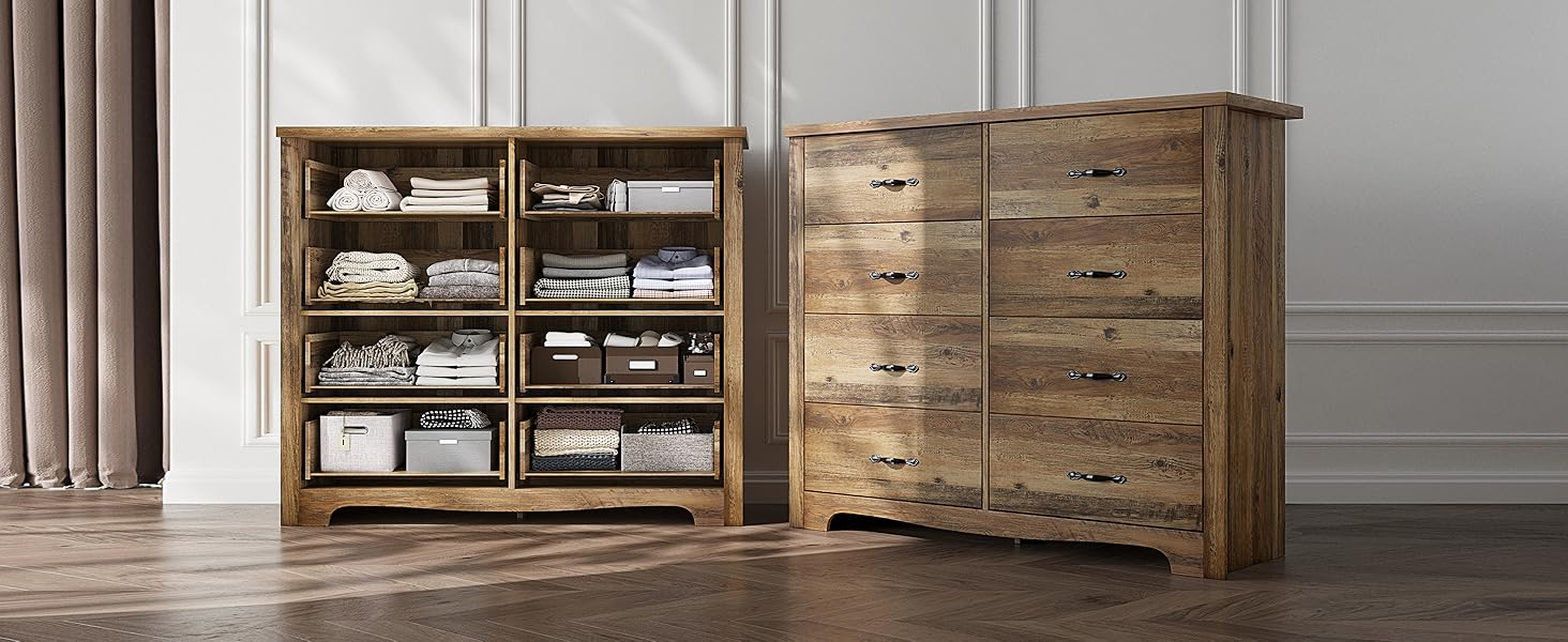 Amazon.com: Linsy Home 7 Drawers Dresser For Bedroom, Wood Bedroom ... with regard to Maximizing Storage and Style with the Montauk 7-Drawer Dresser