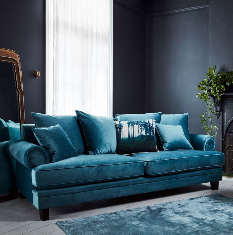 Attractive Velvet Sofa For Your Seating Area - Interior Aura inside