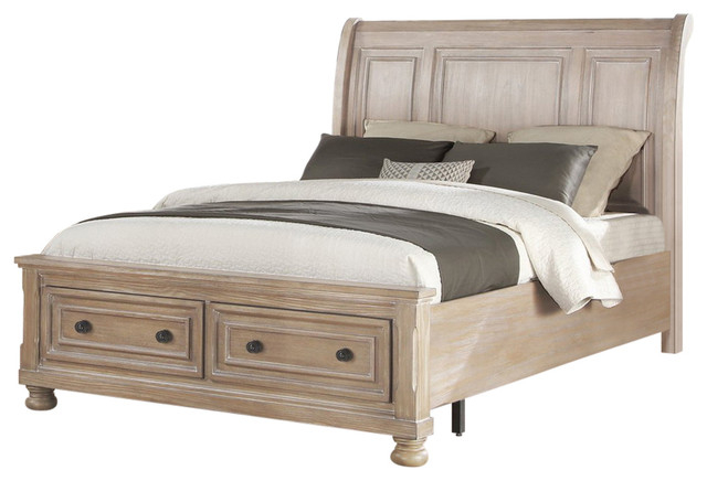 Emma Mason Signature Oleary Queen Storage Bed In Pewter - Traditional ... in