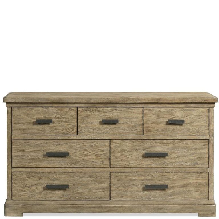 Riverside Furniture 18660 Milton Park Seven Drawer Dresser - Hickory ... throughout