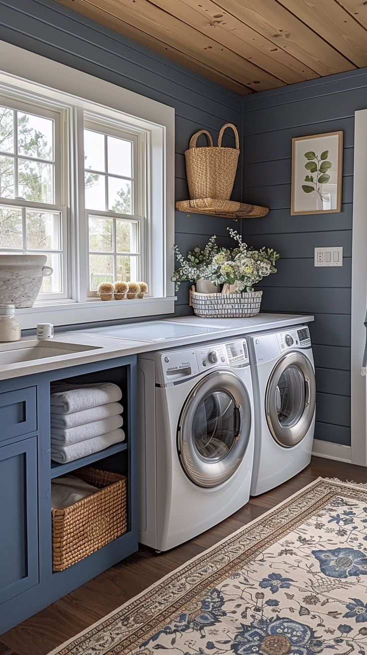 24 Super Chic Laundry Room Ideas You'll Love | Laundry Room Layouts ... with regard to Room Of The Day: Lovely Laundry Room Invites You To Stay Awhile