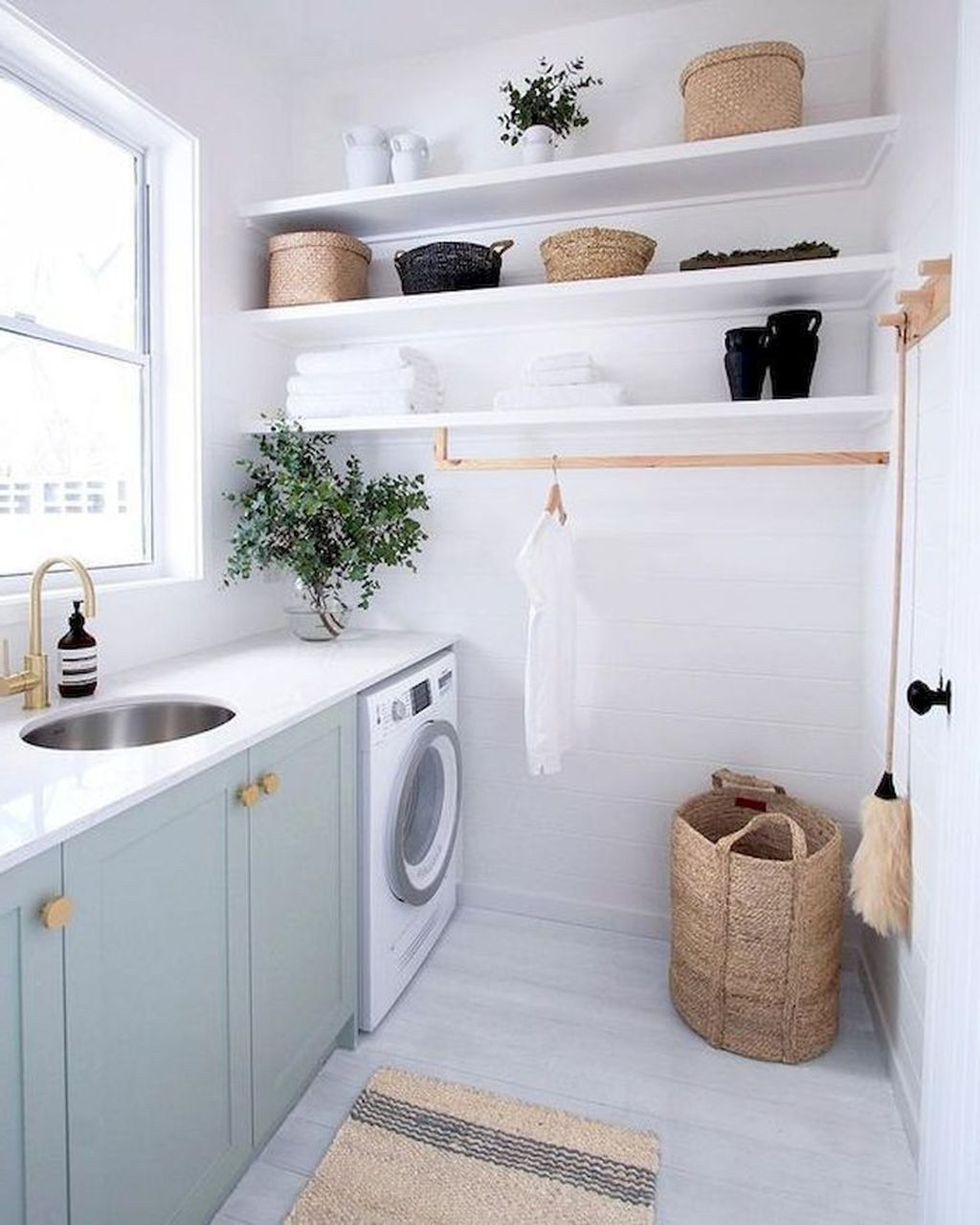 33 New Laundry Room Design Ideas With Scandinavian Style 16 Elegant ... inside 6 New Laundry Rooms Packed With Style And Storage