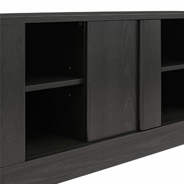 6425335Com - Greenwich 59" Tv Stand, Black Oak *D | Afw.com regarding Design Tips for Incorporating a Black TV Stand Into Any Room Decor