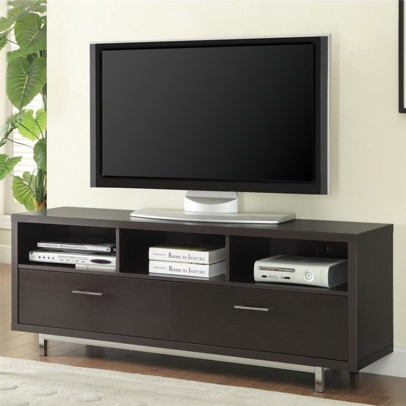 Coaster Casey 2-Drawer Rectangular Wood Tv Console For Tvs Up To 65 ... throughout The Design Philosophy Behind the Casey 60" Engineered Wood TV Stand