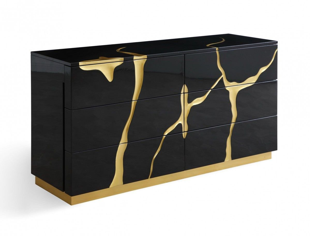 Gold Dresser, Modern Dresser, Contemporary Dressers, Contemporary ... within