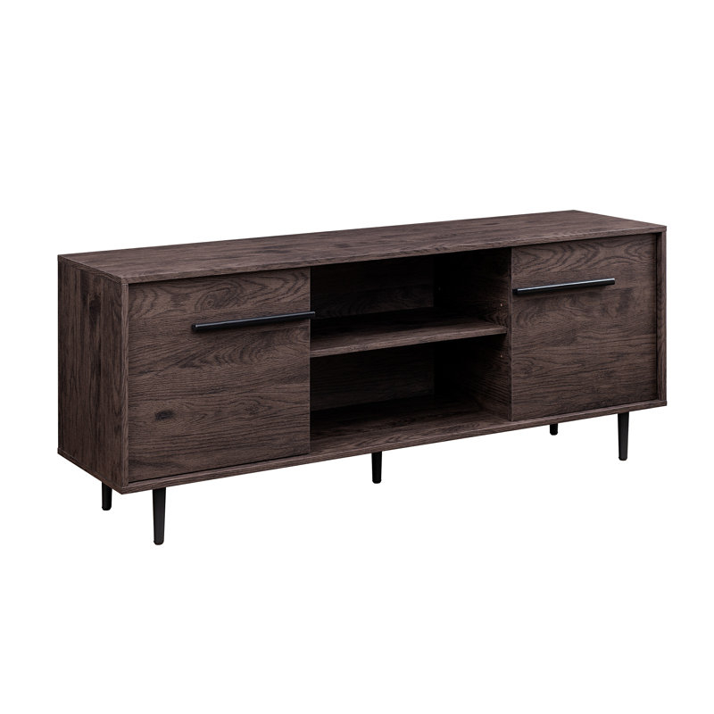 Mercury Row® Staten 2-Door 60" Tv Stand For Tvs Up To 65" | Wayfair throughout Concord 2-Door 60" Tv Stand Console Distressed Java
