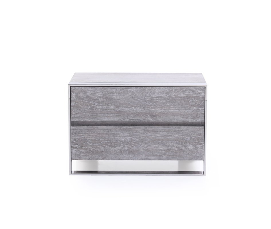 Modrest Arlene Modern Grey Elm Nightstand | Atlas Furniture Imports with Why the Modrest Arlene Grey Elm Dresser Stands Out