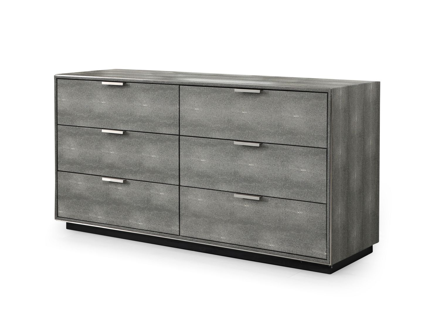 Modrest Dynasty - Modern Shagreen Dresser | Atlas Furniture Imports with regard to Color Psychology Behind Gray Furniture and Its Impact on Room Atmosphere