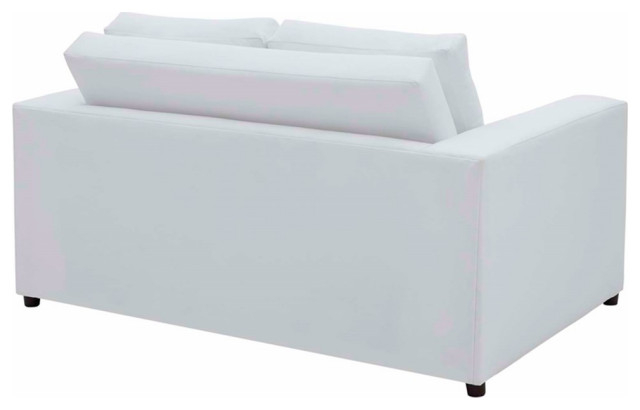 Modway Avendale Modern Style Performance Velvet Loveseat In Dove/White ... throughout Choosing the Modway Avendale Deep Navy Velvet Sofa Key Considerations