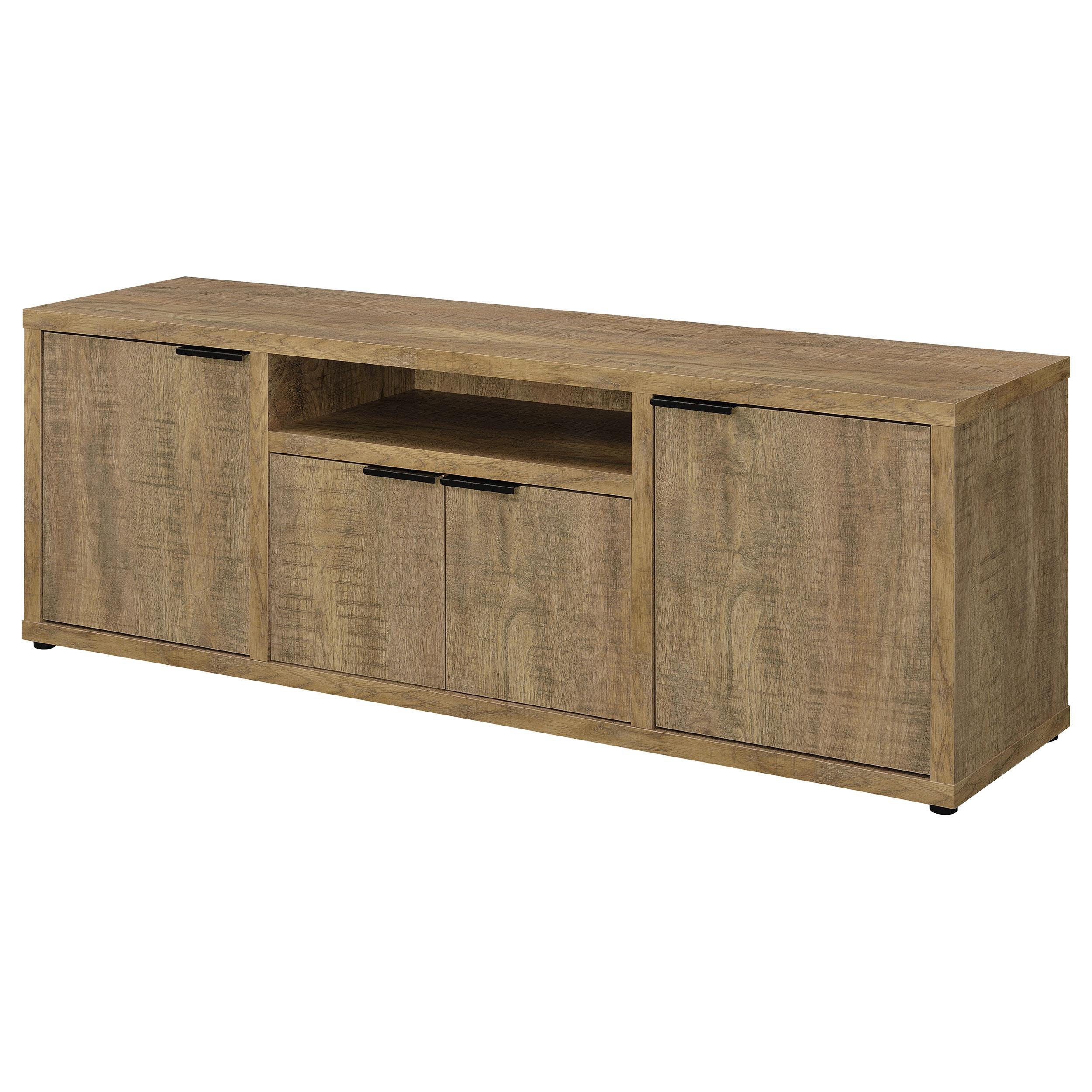 Newline Tabby 4-Door Engineered Wood 60" Tv Stand Mango | Wayfair for Understanding the Design Principles Behind Modern Media Furniture