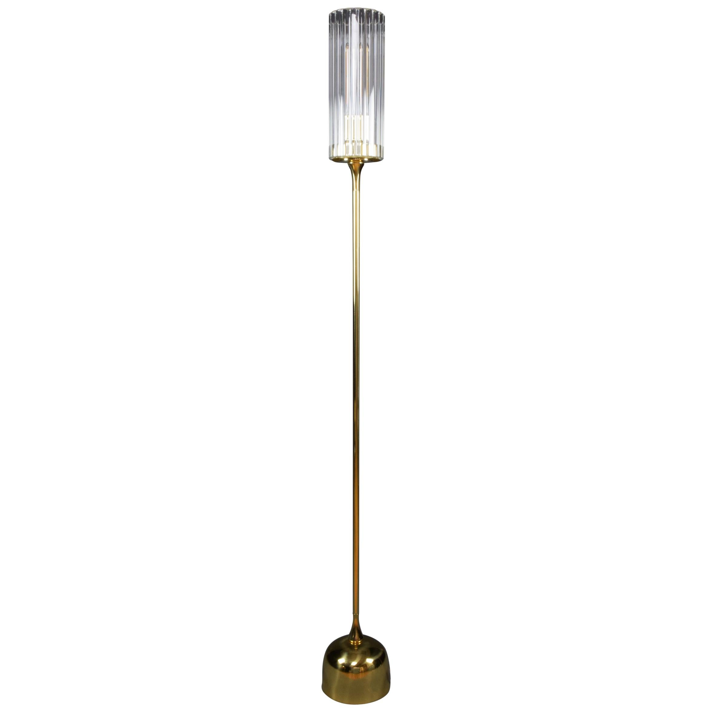 Pala-F1 Brass Glass Floor Lamp For Sale At 1Stdibs | Floor Palan, Flos ... regarding Creating Ambiance with Panos 6625 Tall Floor Lamp in Residential Settings