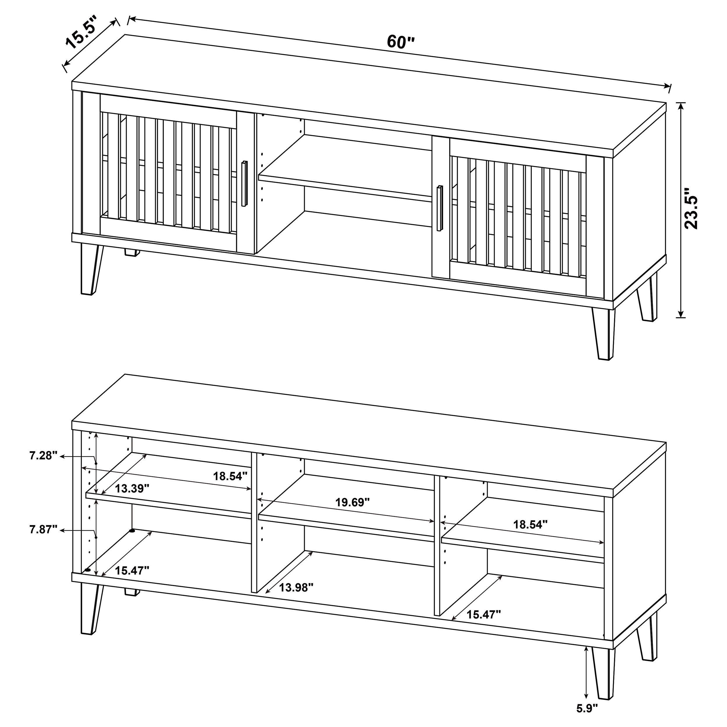 Sedona - 2 Door Engineered Wood Tv Stand - Dark Pine | Tv Stand ... for Understanding the Appeal of Distressed Pine in Modern TV Stand Construction