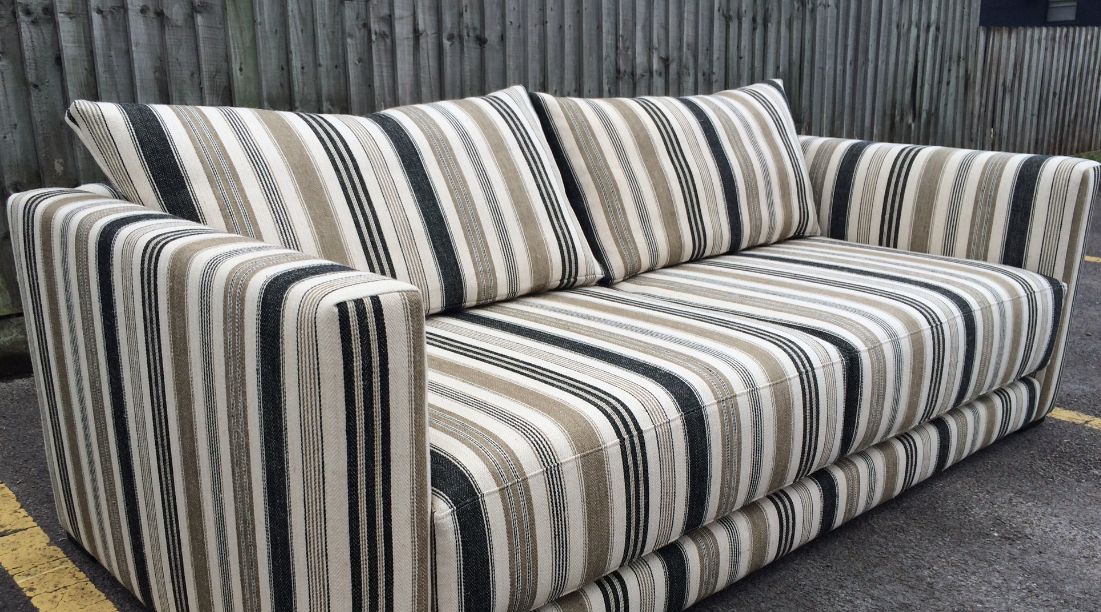 Striped Sofa - Peter Alexander for What Goes With A Striped Sofa?