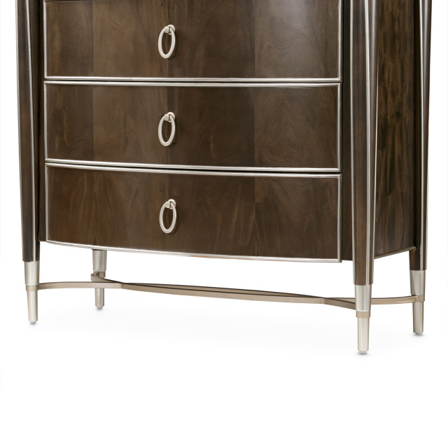 Villa Cherie Highboy Chest - Hazelnut - Midcentury - Dressers - By ... with regard to How Villa Cherie Dresser - Hazelnut Reflects Traditional Woodworking Excellence