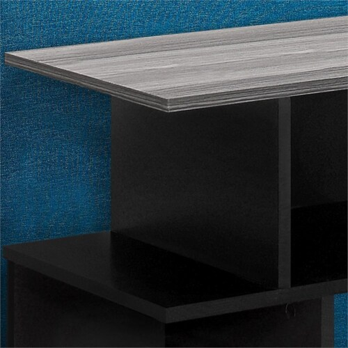 Accent Table, Side, End, Nightstand, Lamp, Living Room, Bedroom ... inside Accent Table Side End Nightstand Lamp Storage Laminate Black Grey