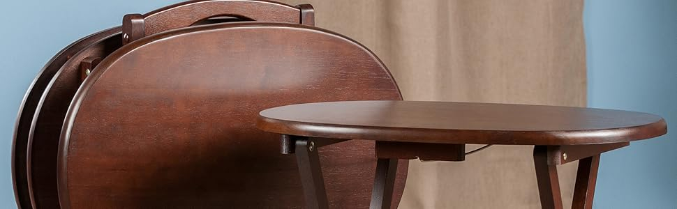 Amazon.com: Winsome Nathan 5-Pc Set Cappuccino Snack Table : Home & Kitchen with regard to Comparative Analysis of Nathan 5-PC Snack Table Set Cappuccino Against Similar Products