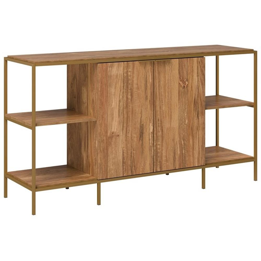 Pemberly Row Mid-Century Engineered Wood Tv Stand For Tvs Up To 65" In ... regarding Pemberly Row Open Storage Engineered Wood Tv Stand For Tvs Up To 75" In Black