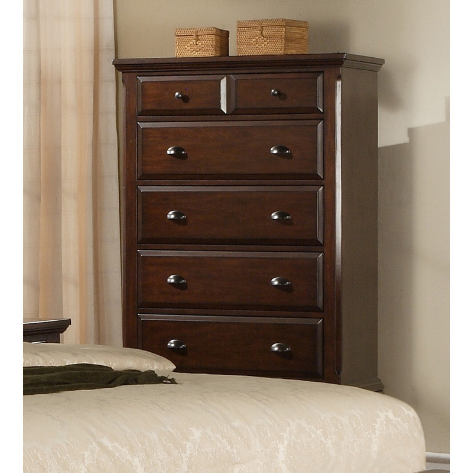 Picket House Furniture: Brinley Cherry Chest With Pine Solids And ... for Inside the Craftsmanship of Picket House Furnishings Kingsley Chest KT600CH