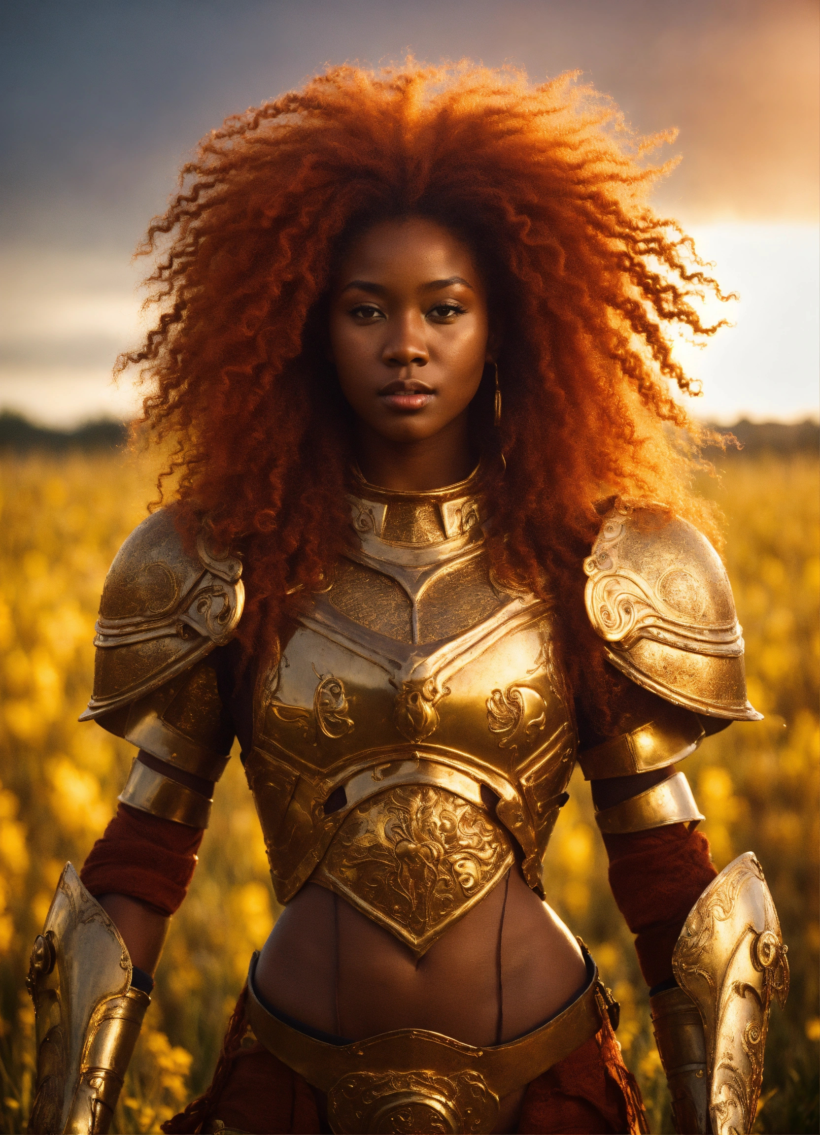 Lexica - Pretty Human Looking Alien With Very Dark Orange Skin, Huge ... with regard to Chinese Round Wooden Stand Base Dark Brown Reddish, 6 1/4"